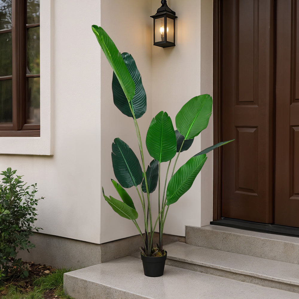 180cm Height Artificial Banana Tree Faux Plant Realistic Indoor Home Office Decor