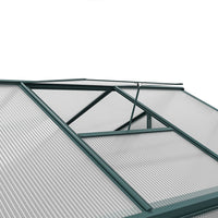 Vented Roof Panel Detail of 6x6ft Garden Greenhouse Without Base – Promotes Air Circulation