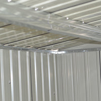 Interior Roof Side Detail – 8x4ft Gable Top Galvanized Garden Shed