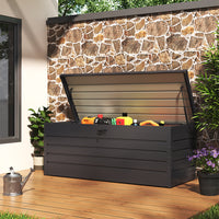 Open 600L Metal Storage Box for Garden Tools – Spacious and Secure Outdoor Storage Solution