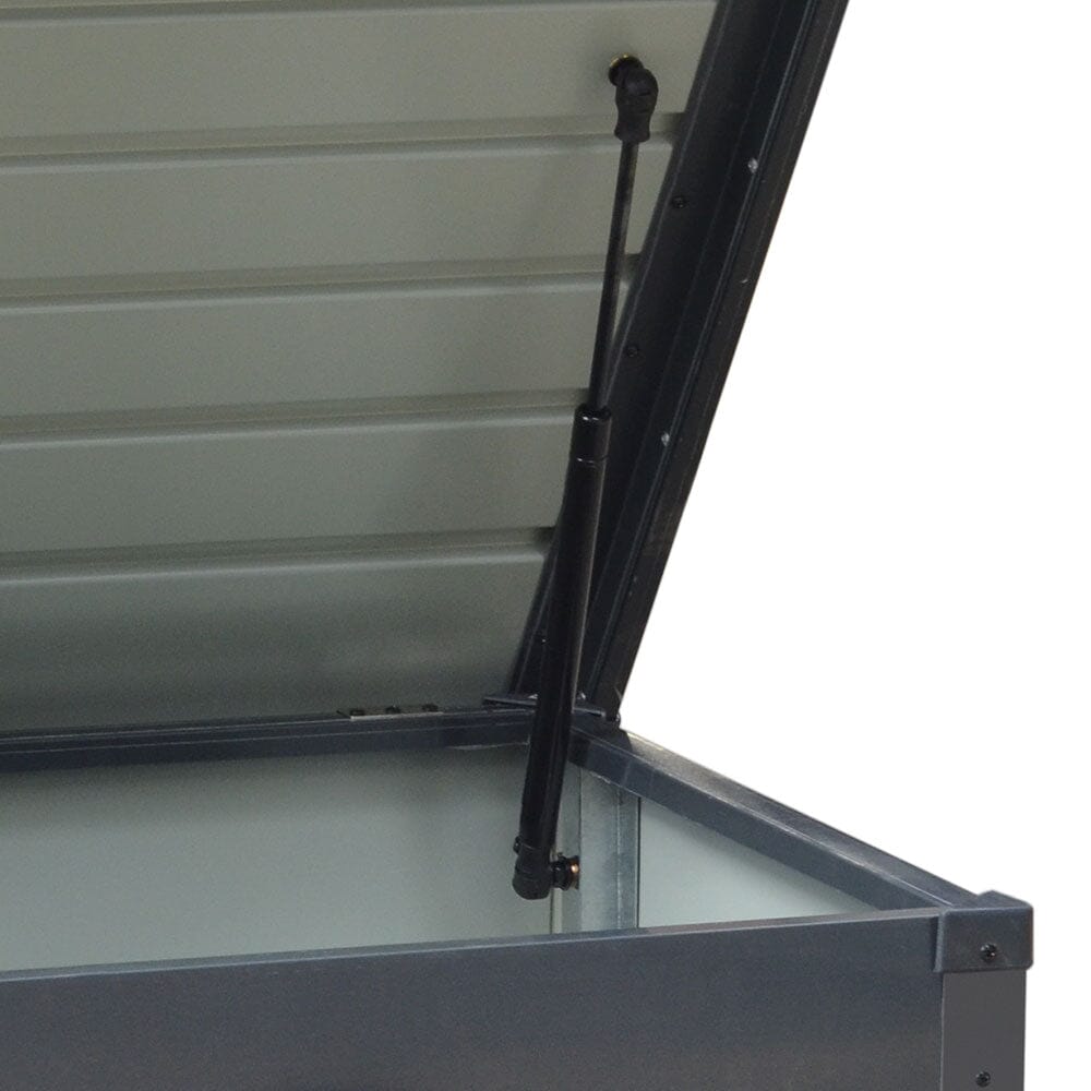 200L Metal Storage Box Lid Support Hinges and Connectors – Weatherproof Outdoor Design
