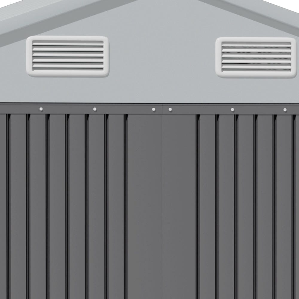 Ventilation Detail of 6x4ft Garden Metal Shed – Air Vents for Improved Airflow and Moisture Control