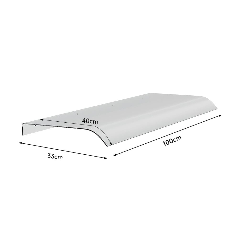 100cm Arc Window Door Awning Dimensions – Size and Installation Measurement Guide
