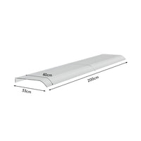 200cm Frosted Arc Awning Canopy Dimensions – Full Measurements for Proper Installation