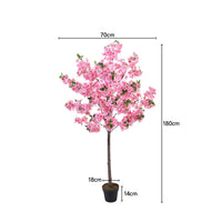 180cm Height Artificial Cherry Blossom Tree with Pot