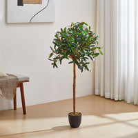 120cm Height Artificial Olive Tree Indoor Faux Mediterranean Plant Realistic Decor