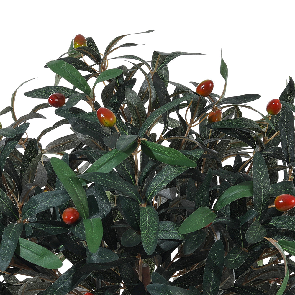120cm Height Artificial Olive Tree Indoor Faux Mediterranean Plant Realistic Decor