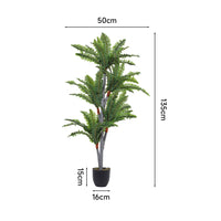 135cm Height Artificial Persian Grass Plant Indoor Faux Green Decorative Tree