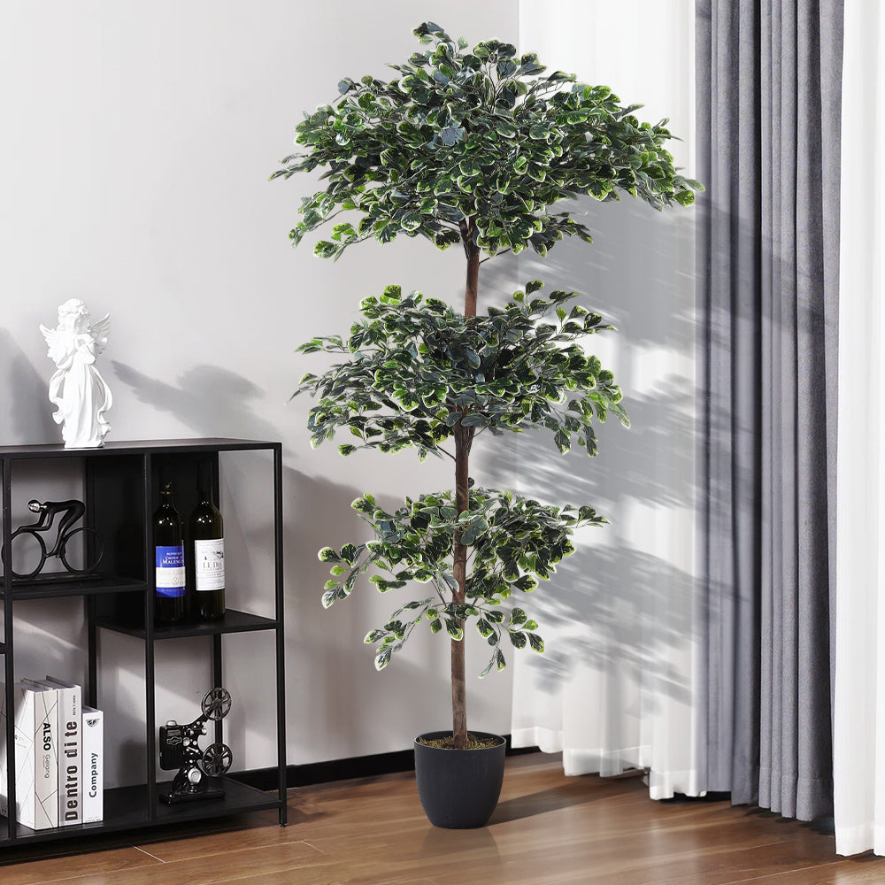 185cm Height Artificial Zamioculcas Plant Indoor Faux Tall House Plant Realistic Decor