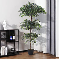 185cm Height Artificial Zamioculcas Plant Indoor Faux Tall House Plant Realistic Decor