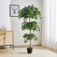 185cm Height Artificial Zamioculcas Plant Indoor Faux Tall House Plant Realistic Decor