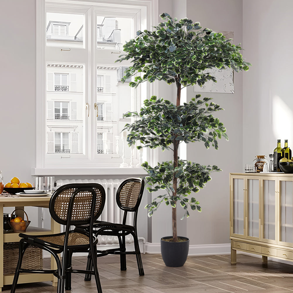 185cm Height Artificial Zamioculcas Plant Indoor Faux Tall House Plant Realistic Decor