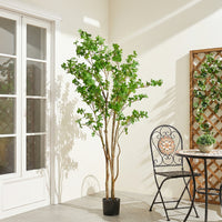 180cm Height Artificial Enkianthus Tree Indoor Faux Tall Plant Realistic Decor