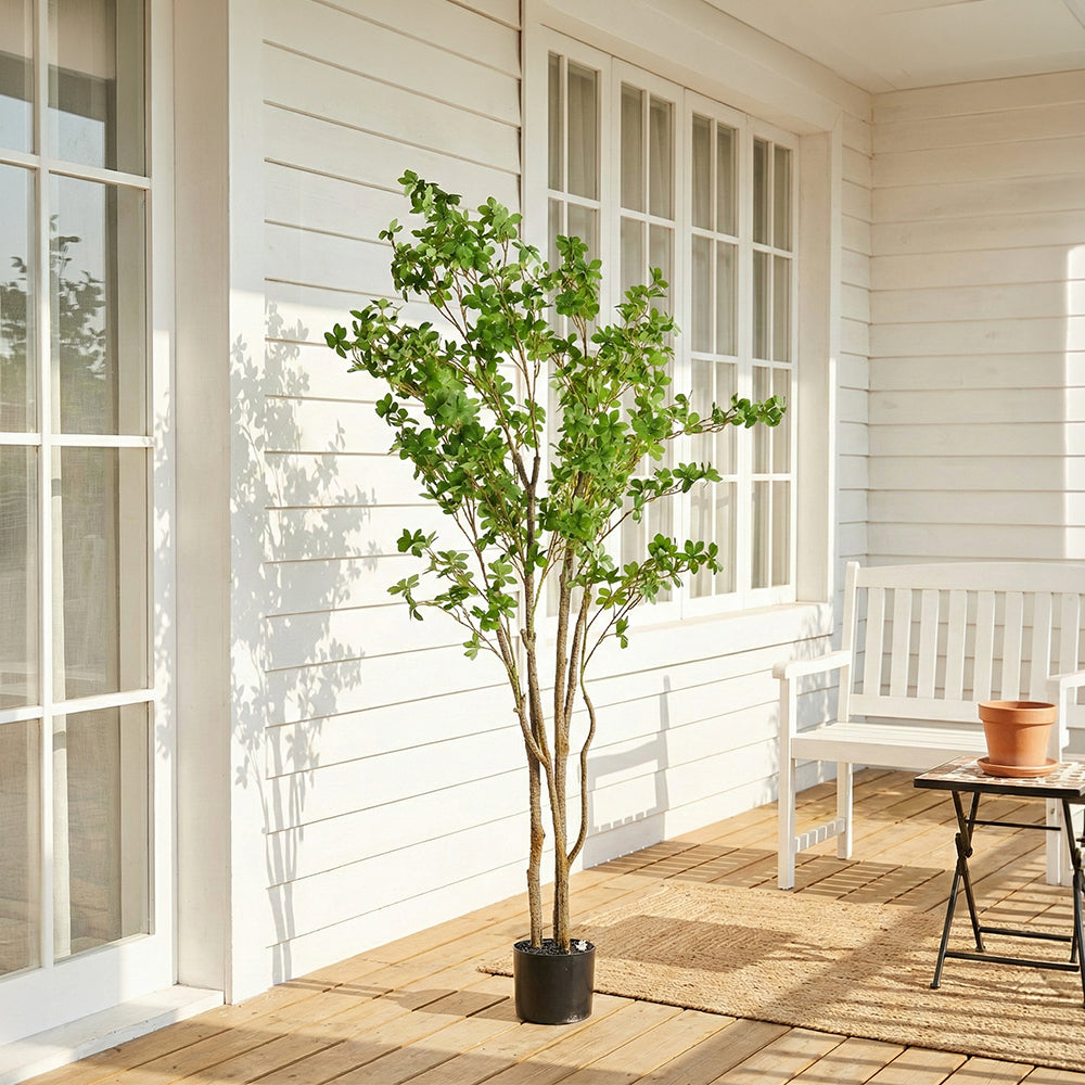 180cm Height Artificial Enkianthus Tree Indoor Faux Tall Plant Realistic Decor