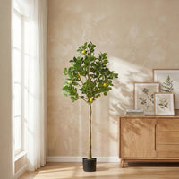 158cm Height Artificial Lemon Tree Indoor Faux Fruit Plant Realistic Home Decor