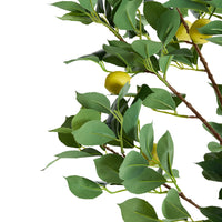 158cm Height Artificial Lemon Tree Indoor Faux Fruit Plant Realistic Home Decor