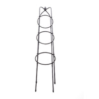 63 inch 2Pcs Black Garden Obelisk Trellis for Climbing Plants