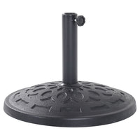 Durable Resin Parasol Base Weather Resistant Garden Parasol Stand