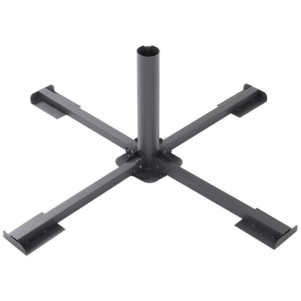 Foldable Parasol Base Heavy Duty Metal Cantilever Parasol Stand