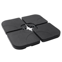 HDPE Square Water and Sand Filled Freestanding Parasol Base