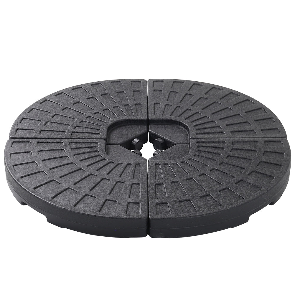 HDPE Water-or-Sand-Filled Parasol Base Cantilever Parasol Stand