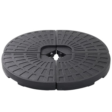 HDPE Water-or-Sand-Filled Parasol Base Cantilever Parasol Stand