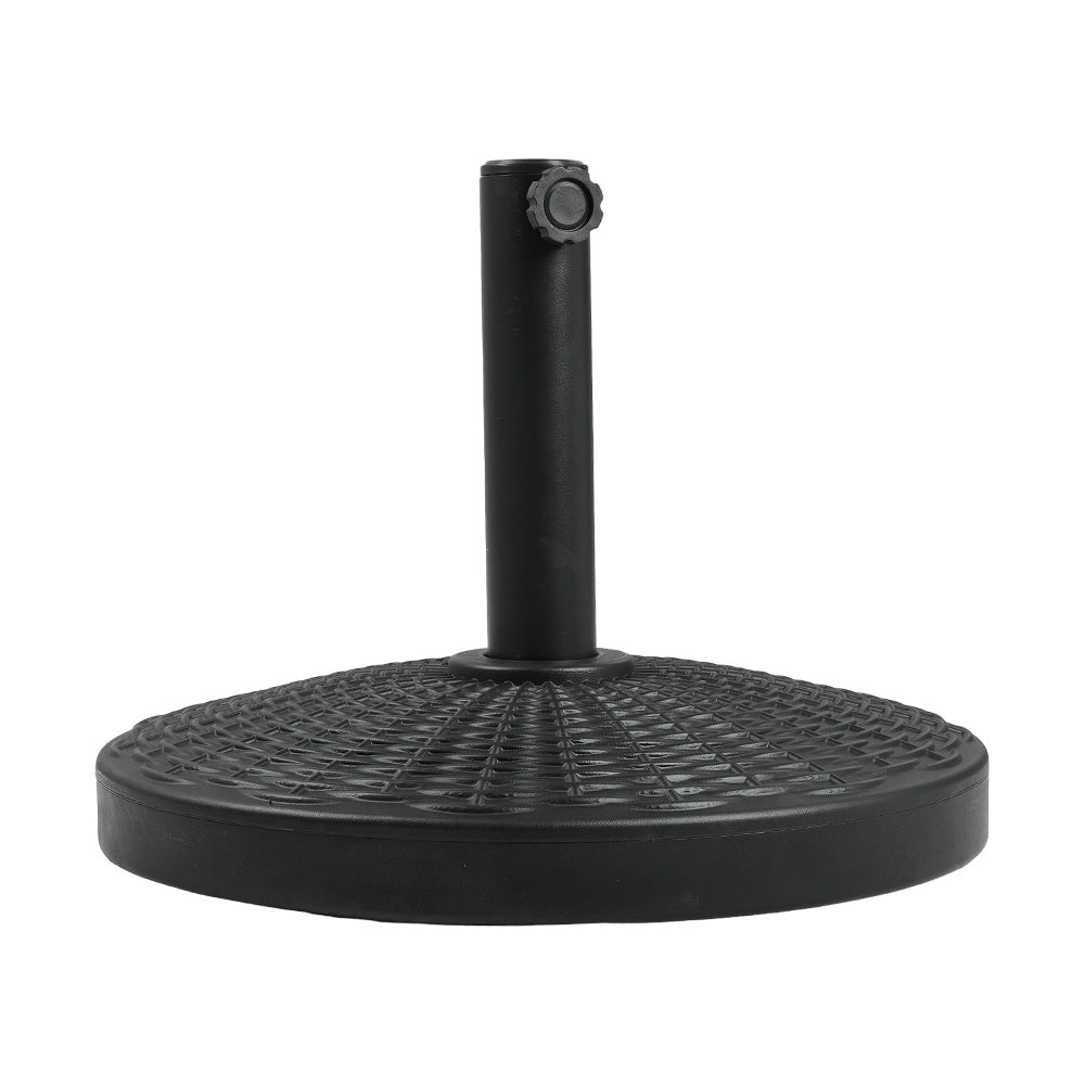 Heavy-Duty Outdoor Parasol Umbrella Stand with Elegant Pattern Design