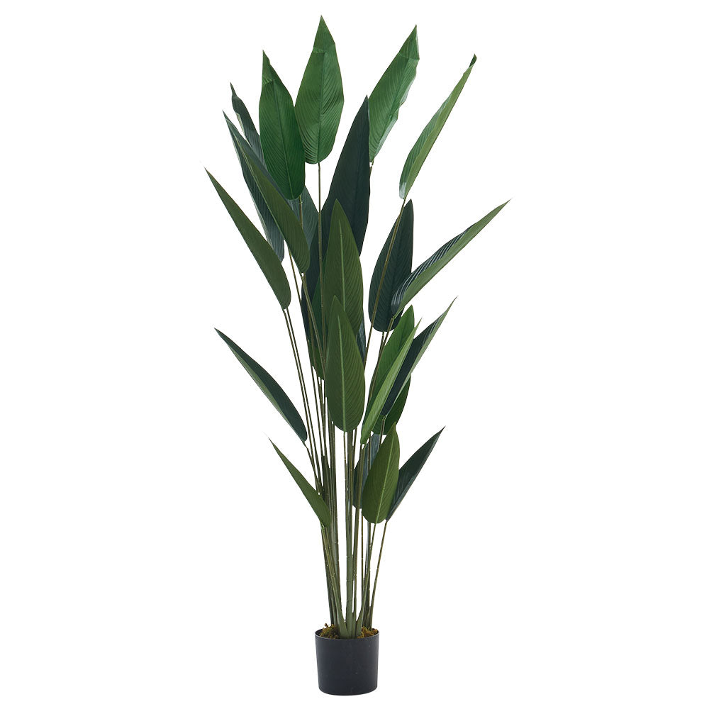 160/180CM Height Artificial Bird of Paradise Plant Fake Tropical Tree with Pot