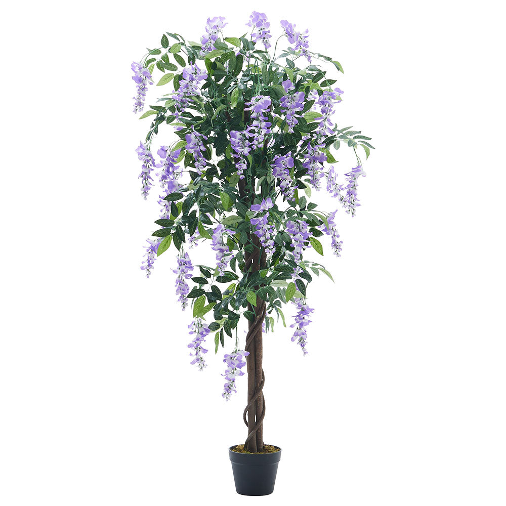 150CM Height Artificial Realistic Blossom Tree Bean Flower with Pot