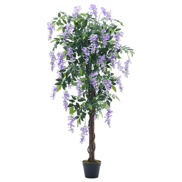 150CM Height Artificial Realistic Blossom Tree Bean Flower with Pot