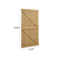 91cm W Wooden Garden Gate Pine Wood Gate with Latch & Hinges