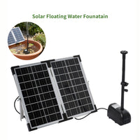 Solar-Powered Water Fountain Pump Kit Gardening Decor