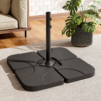HDPE Square Water and Sand Filled Freestanding Parasol Base