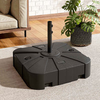 HDPE Square Plastic Outdoor Parasol Stand Parasol Base