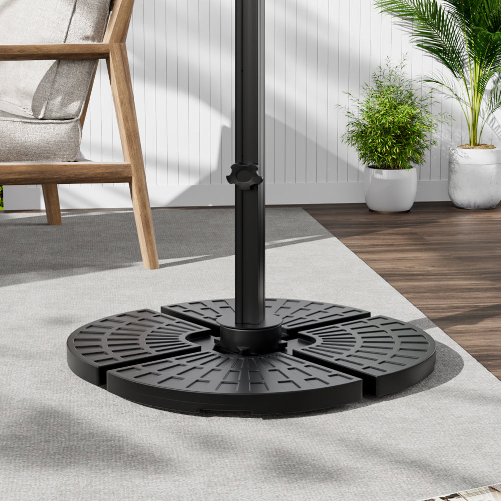 HDPE Water-or-Sand-Filled Parasol Base Cantilever Parasol Stand